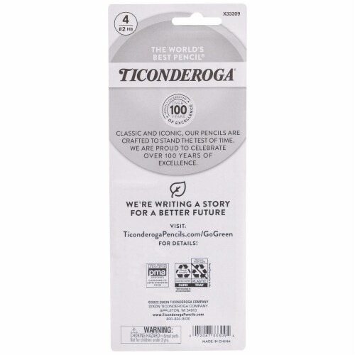Ticonderoga® My First® #2 Pencils with Sharpener Perspective: back