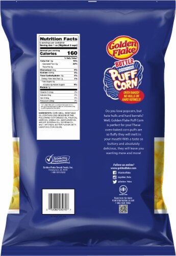 Golden Flake® Butter Puff Corn Perspective: back
