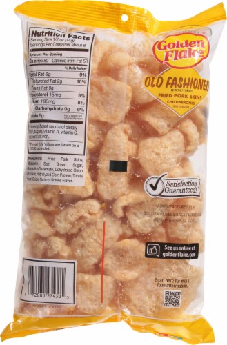 Golden Flake® Old Fashioned Fried Pork Skins Perspective: back