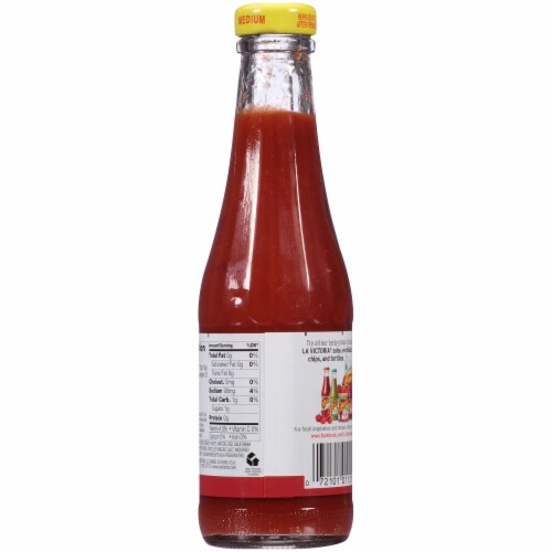La Victoria Medium Red Taco Sauce Perspective: back