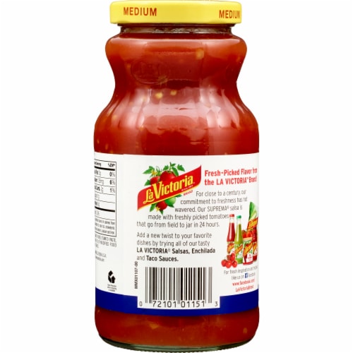 La Victoria Medium Suprema Salsa Perspective: back