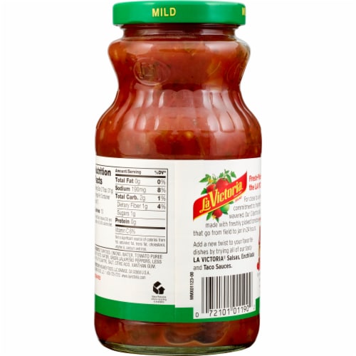 LA VICTORIA Mild Cilantro Salsa Perspective: back