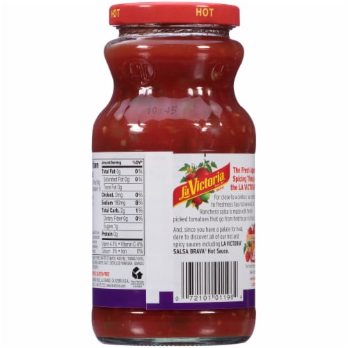 La Victoria® Hot Ranchera Salsa Perspective: back