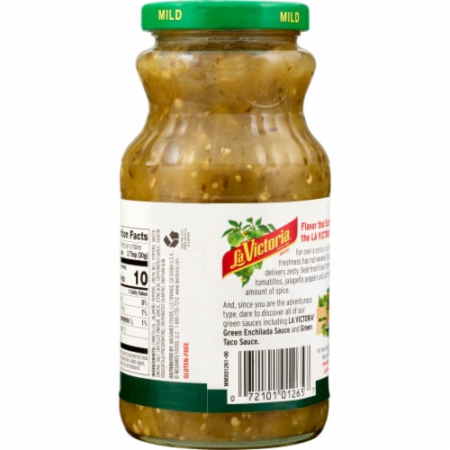 La Victoria® Mild Thick 'n Chunky Salsa Verde Perspective: back