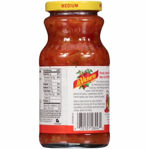 La Victoria® Medium Mango Habanero Salsa Perspective: back