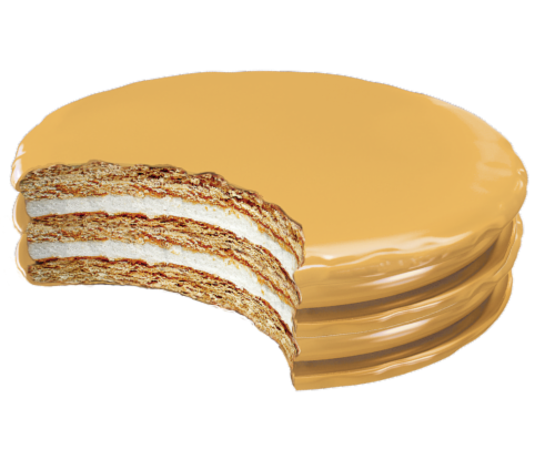 Moon Pie® Banana Flavor Double Decker Marshmallow Sandwich Perspective: back