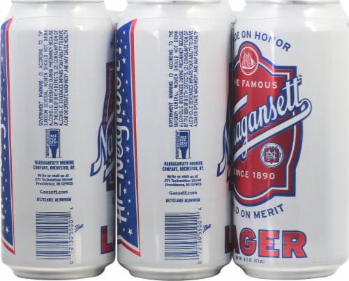 Narrgansett Lager Perspective: back
