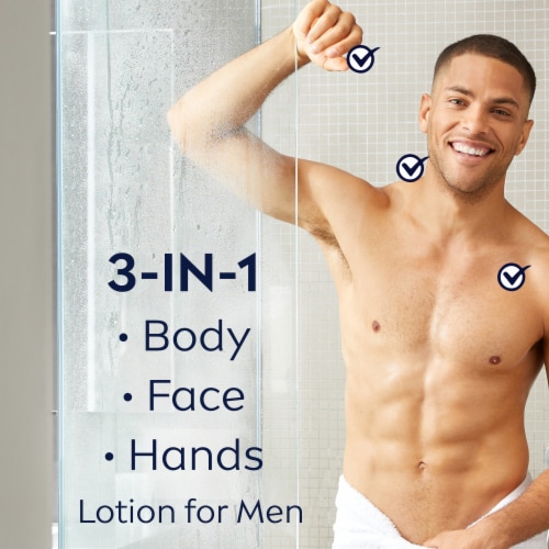 NIVEA MEN Maximum Hydration 3 in 1 Nourishing Body Lotion Perspective: back