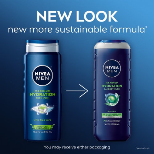 NIVEA MEN Maximum Hydration Body Wash 16.9 fl oz Fry s Food Stores