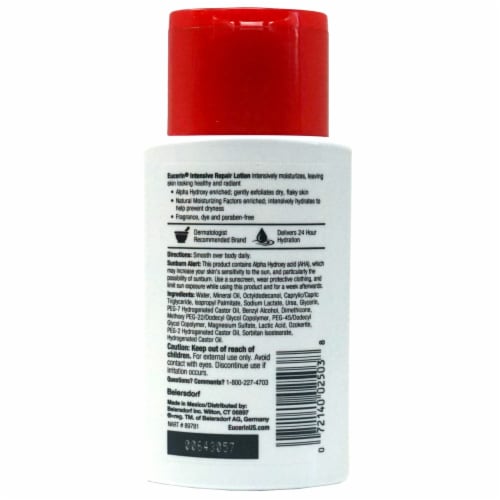Eucerin® Intensive Repair Lotion Perspective: back