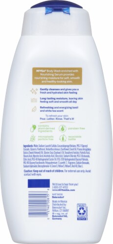 Nivea Basil & White Tea Refreshing Body Wash Perspective: back