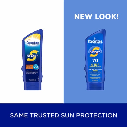 Coppertone® Sport™ SPF 70 Sunscreen Lotion Perspective: back