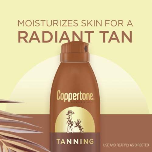 Coppertone Tanning Sunscreen Spray, Spf 15 Broad Spectrum Tanning, Water Resistant Perspective: back