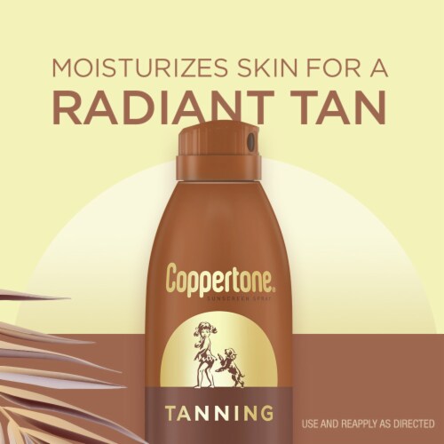 Coppertone Tanning Sunscreen Spray, Spf 15 Broad Spectrum Tanning, Water Resistant Perspective: back