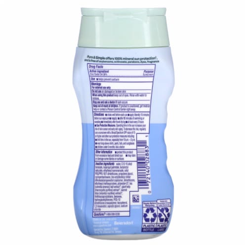 Coppertone Pure And Simple Sunscreen Lotion, Spf 50 Broad Spectrum Sunscreen With Zinc Oxide Perspective: back