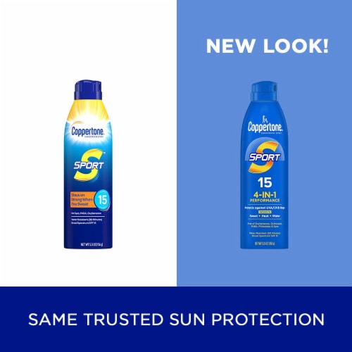 Coppertone® Sport Continuous Sunscreen Spray SPF 15 Perspective: back