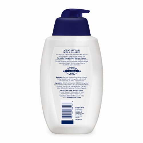 Aquaphor® Cleansing Baby Wash & Shampoo Perspective: back