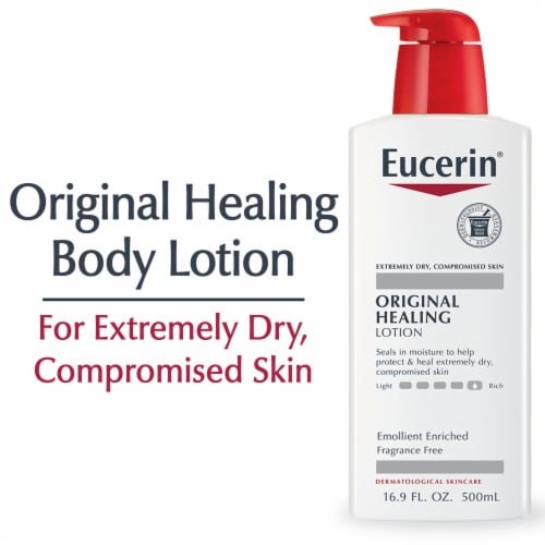 Eucerin Original Healing Body Lotion For Extremely Dry, Compromised Skin Perspective: back
