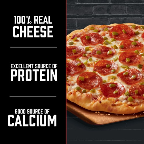 Red Baron Pepperoni & Jalapeño Brick Oven Crust Frozen Pizza Perspective: back