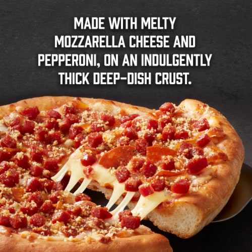 Red Baron Deep Dish XL Ultimate Pepperoni Frozen Pizza Perspective: back