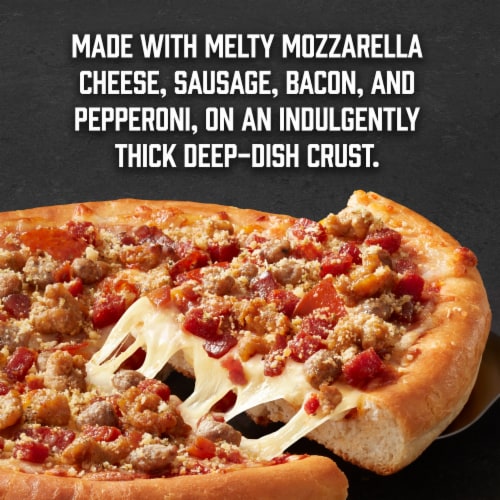 Red Baron Deep Dish XL Meat Lovers Frozen Pizza Perspective: back