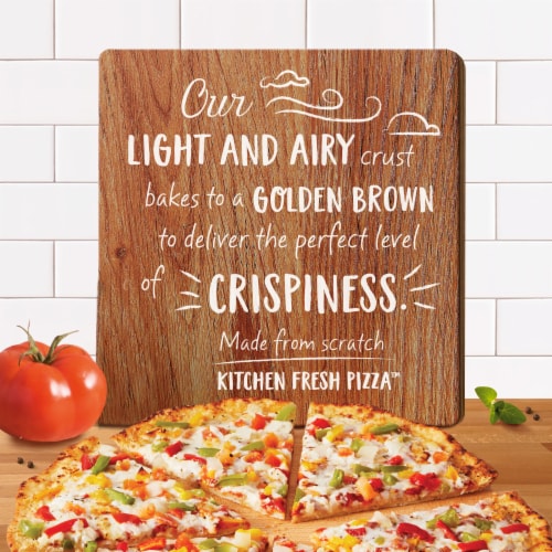 Freschetta® Thin Crust Garden Veggie Frozen Pizza Perspective: back