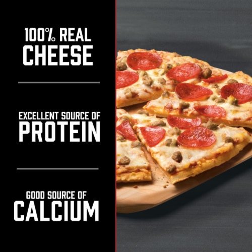Red Baron Sausage and Pepperoni Classic Crust Frozen Pizza Perspective: back