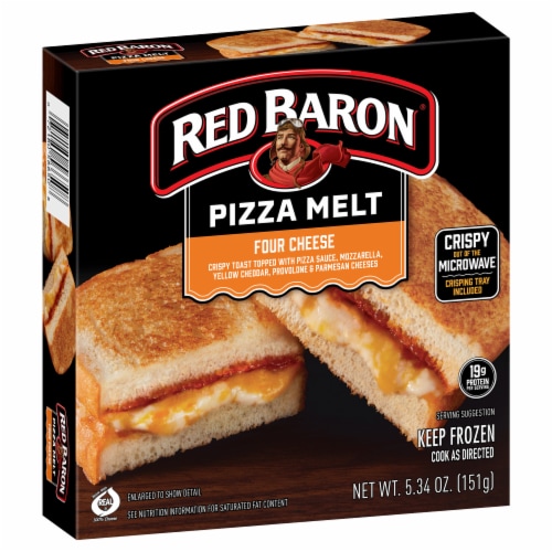 Red Baron® Four Cheese Frozen Pizza Melt Perspective: back