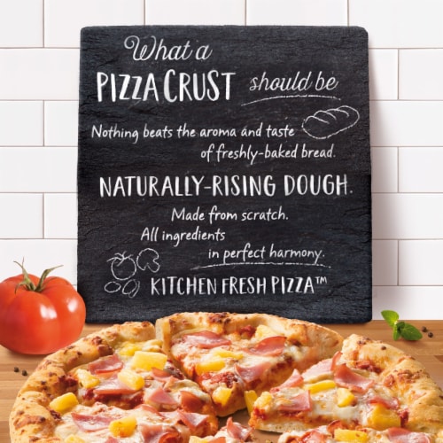 Freschetta® Naturally Rising Crust Canadian Style Bacon & Pineapple Frozen Pizza Perspective: back
