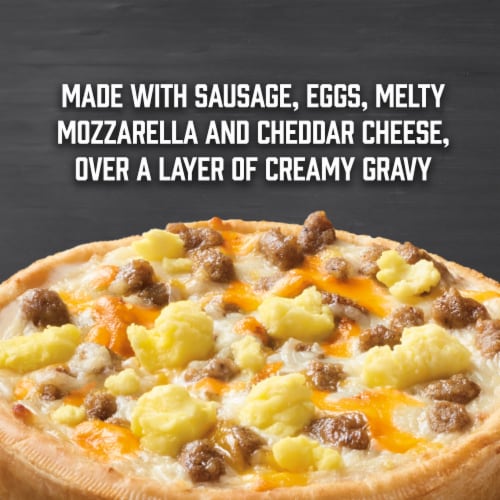 Red Baron Breakfast Scrambles Sausage, Egg & Cheese Frozen Pizza Perspective: back
