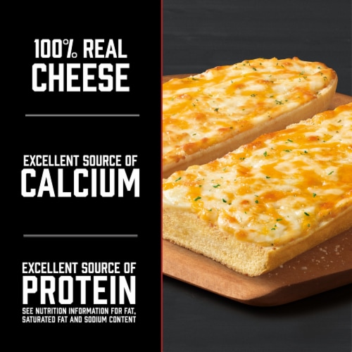 Red Baron Five Cheese and Garlic French Bread Personal Frozen Pizza Perspective: back