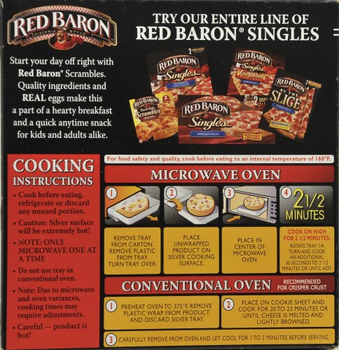 Red Baron Bacon Scramble Perspective: back