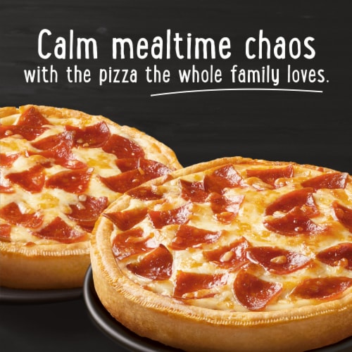 Red Baron Pepperoni Deep Dish Singles Frozen Pizza Perspective: back