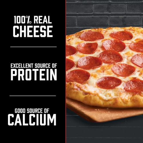Red Baron Pepperoni Brick Oven Frozen Pizza Perspective: back