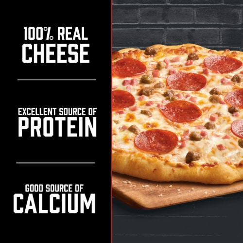 Red Baron® Brick Oven Crust Meat-Trio® Frozen Pizza Perspective: back