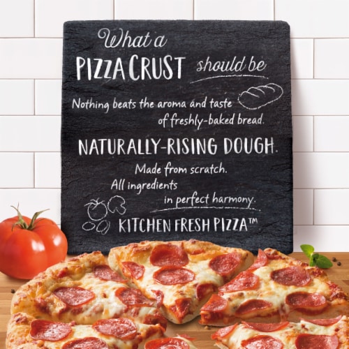 Freschetta Pepperoni Naturally Rising Crust Frozen Pizza Perspective: back