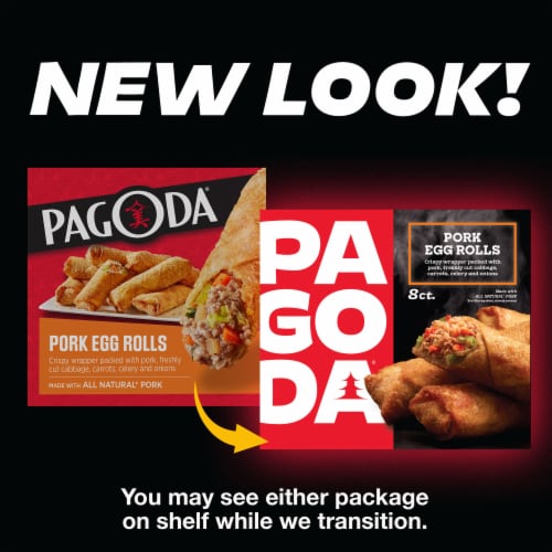 PAGODA® Pork Egg Rolls Perspective: back