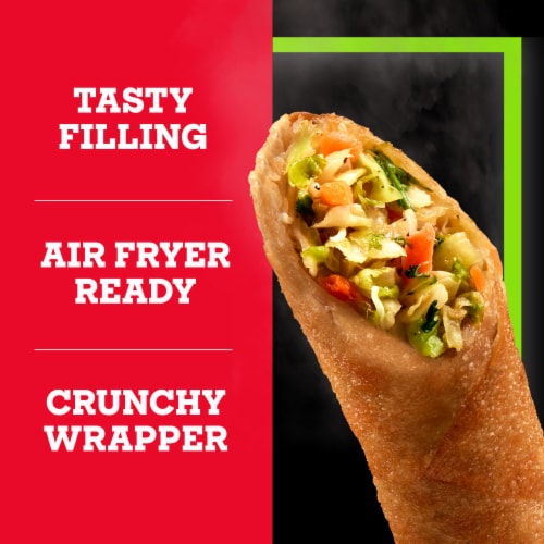 Pagoda Frozen Crunchy Vegetable Egg Rolls Perspective: back