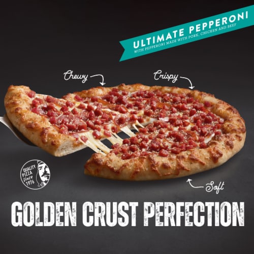 Red Baron Fully Loaded Pepperoni Hand Tossed Crust Frozen Pizza Perspective: back