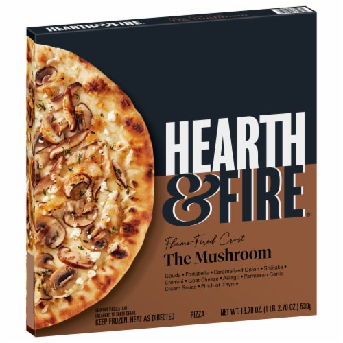 Hearth & Fire™ Mushroom Frozen Pizza Perspective: back