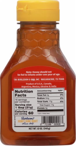 Burelson's Don Amusan™ 100% Natural Honey Perspective: back
