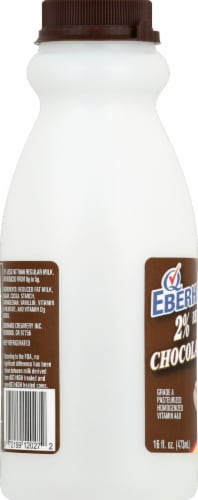 Eberhard's 2% Grab & Go Chocolate Milk Perspective: back