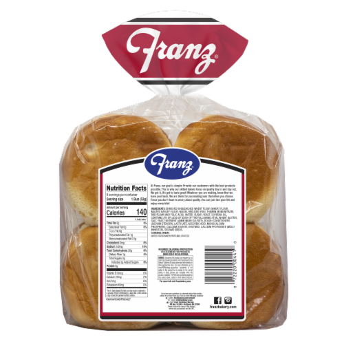 Franz® Sesame Hamburger Buns Perspective: back