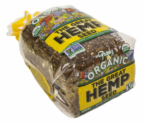 Franz Organic The Great Hemp Seed Bread Perspective: back