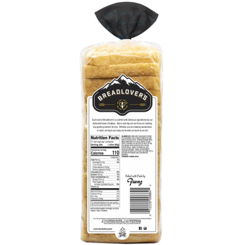 Bread Lover's™ Buttermilk Bread Perspective: back