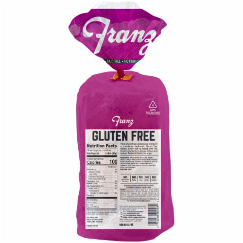 Franz Gluten Free Cinnamon Raisin Bread Perspective: back