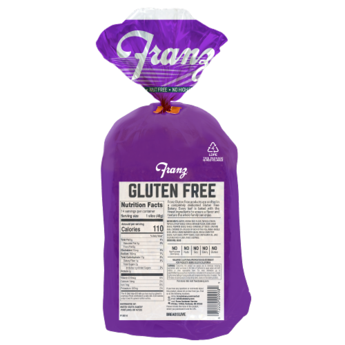 Franz Gluten Free Seed Bread Perspective: back