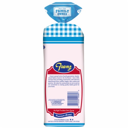 Franz® Big Premium White Bread Perspective: back