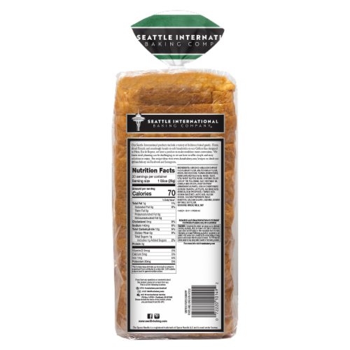 Seattle International Classic Sourdough Bread Perspective: back