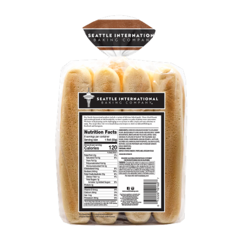 Seattle International Baking Company® Italian Breadsticks Perspective: back